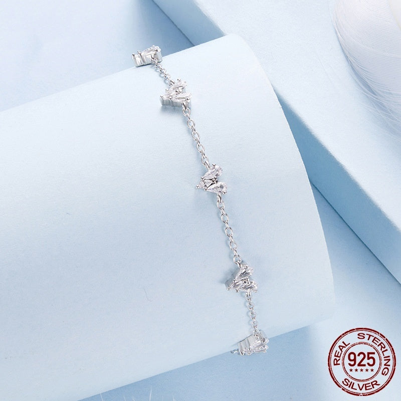 Simple Love Silver Bracelet
