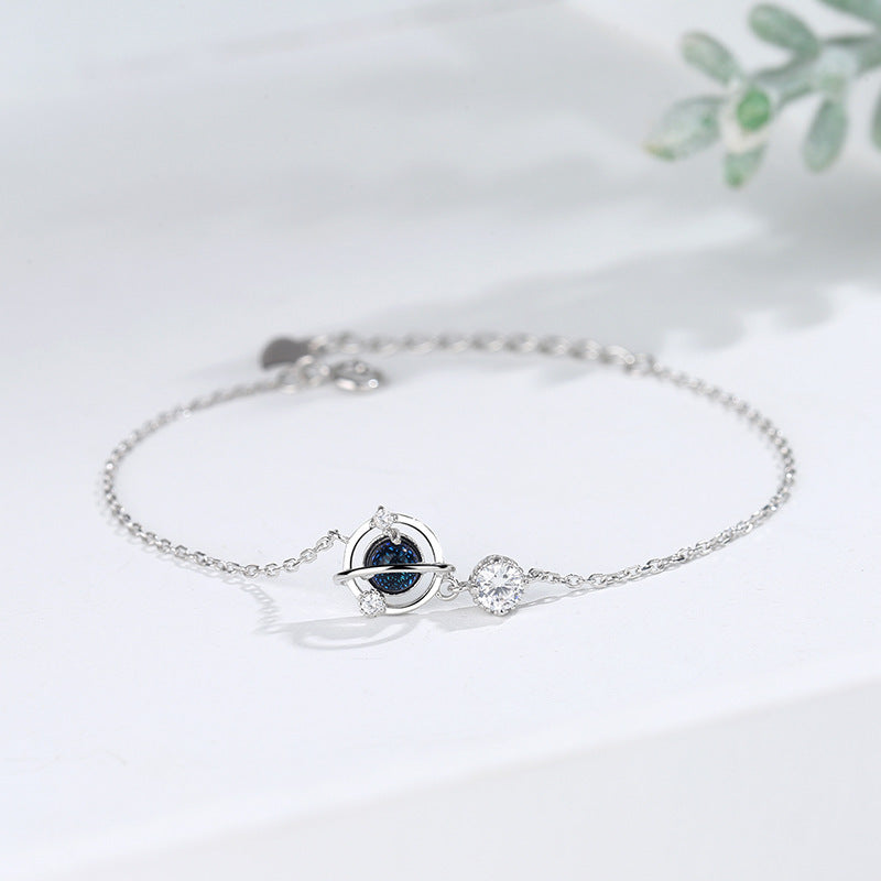 Women's Sterling Silver Dream Planet Bracelet