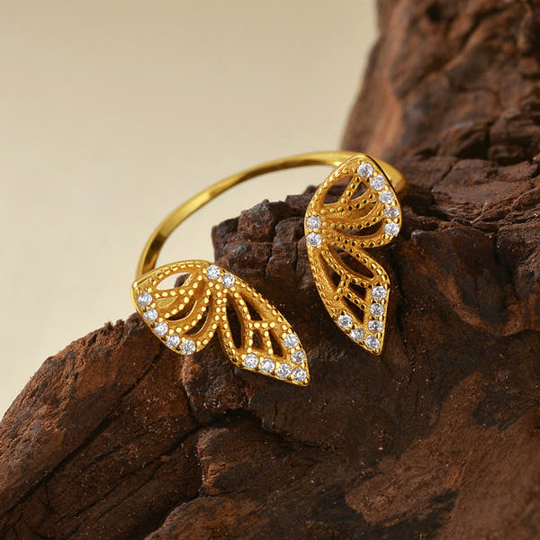 The Diamond Butterfly Ring