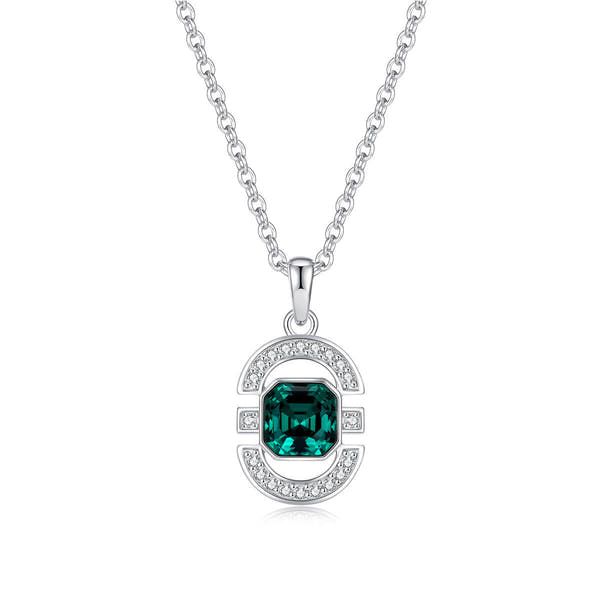 NecklaceSilver Square Jewelry Set