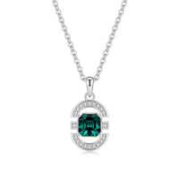 NecklaceSilver Square Jewelry Set