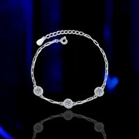 Silver Diamond Bracelet