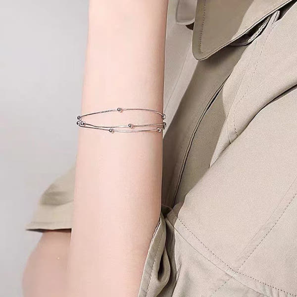 Bracelet Women's Sterling Silver Simplified Korean Edition