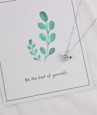 925 silver simple all-match necklace null