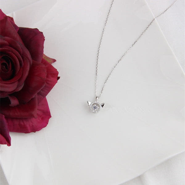 925 silver simple all-match necklace null