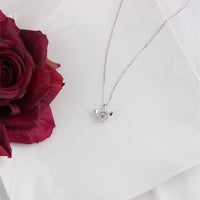 925 silver simple all-match necklace null