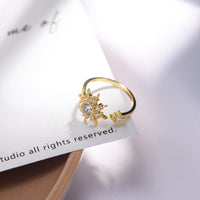 Silver Sunflower Ring