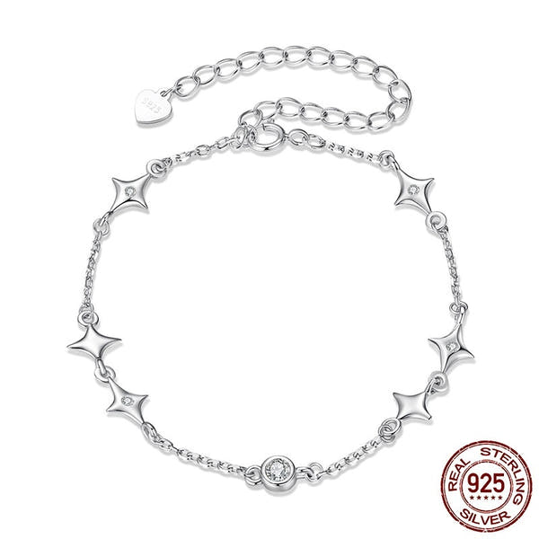 Silver Star Bracelet