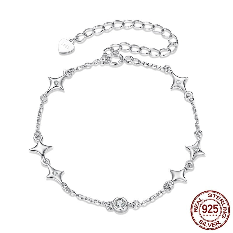 Silver Star Bracelet