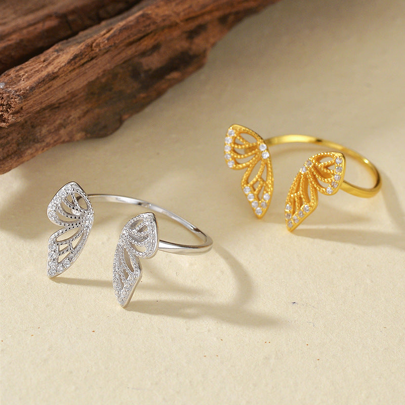 The Diamond Butterfly Ring