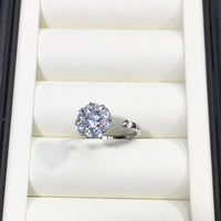 Silver Rotating Pearl Ring