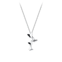S925 Silver Forest Sweet Butterfly Element Necklace null