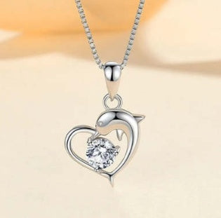 Silver  Dolphin Pendant