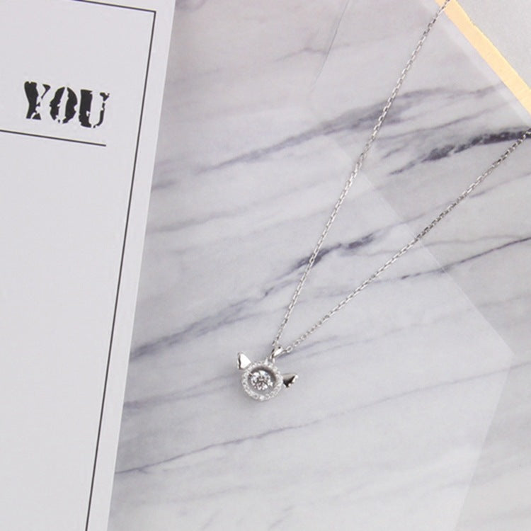 925 silver simple all-match necklace null
