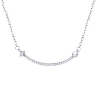 Silver Pearl Double Necklace