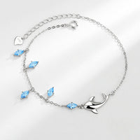 Silver Dolphin Love Bracelet