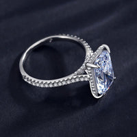 Silver Simulation Diamond Ring