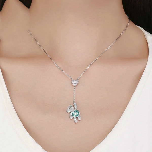 Little Bear Silver Necklace