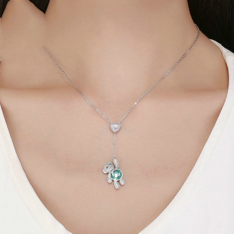 Little Bear Silver Necklace