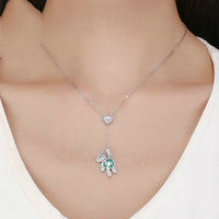 Little Bear Silver Necklace