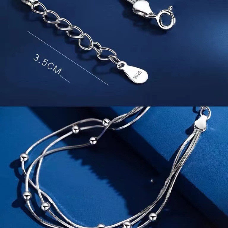 Bracelet Women's Sterling Silver Simplified Korean Edition