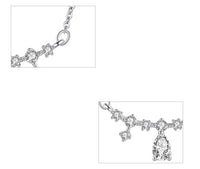 Silver Drop Pendant Necklace