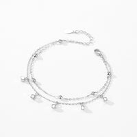 Silver Double-layer Square Bracelet