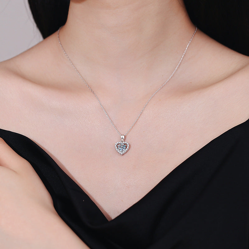 Silver Ear Stud Pendant Suit