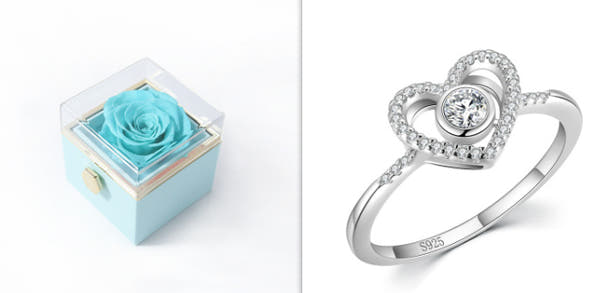 Silver Love Full Diamond Ring