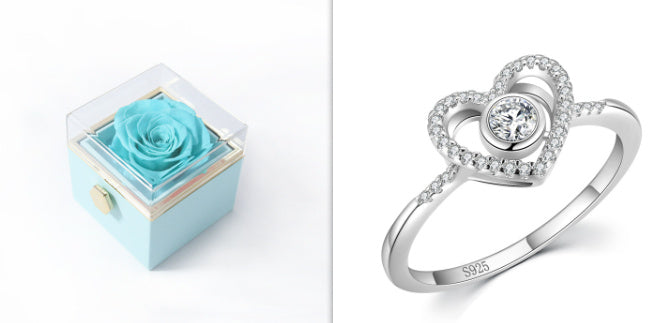 Silver Love Full Diamond Ring