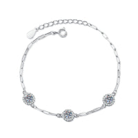 Silver Diamond Bracelet