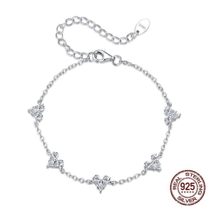 Simple Love Silver Bracelet