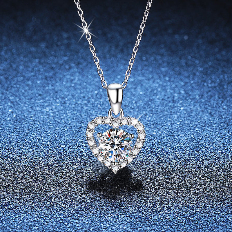 Silver Ear Stud Pendant Suit