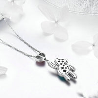 Little Bear Silver Necklace