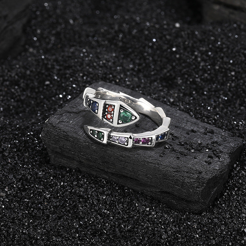 Silve Snake Fashion Ring