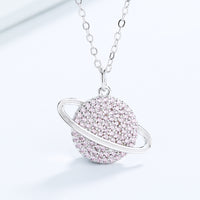 Planet Necklace  Silver Pendant