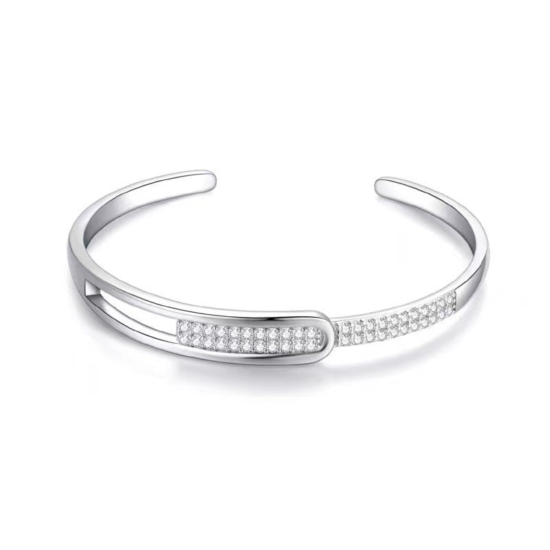 Silver Bracelet Full Diamond
