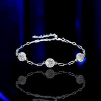 Silver Diamond Bracelet