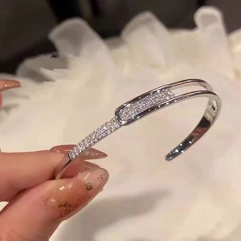 Silver Bracelet Full Diamond