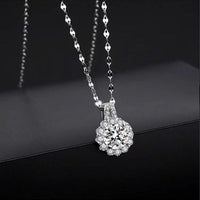 925 Sterling Silver Zircon Necklace For Women null