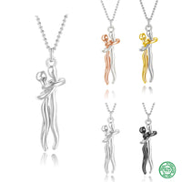 Silver Villain Hug Necklace