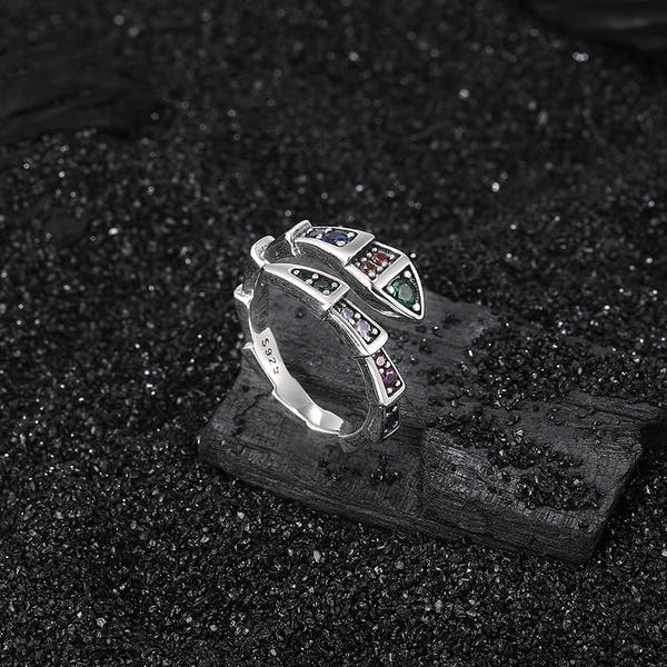 Silve Snake Fashion Ring