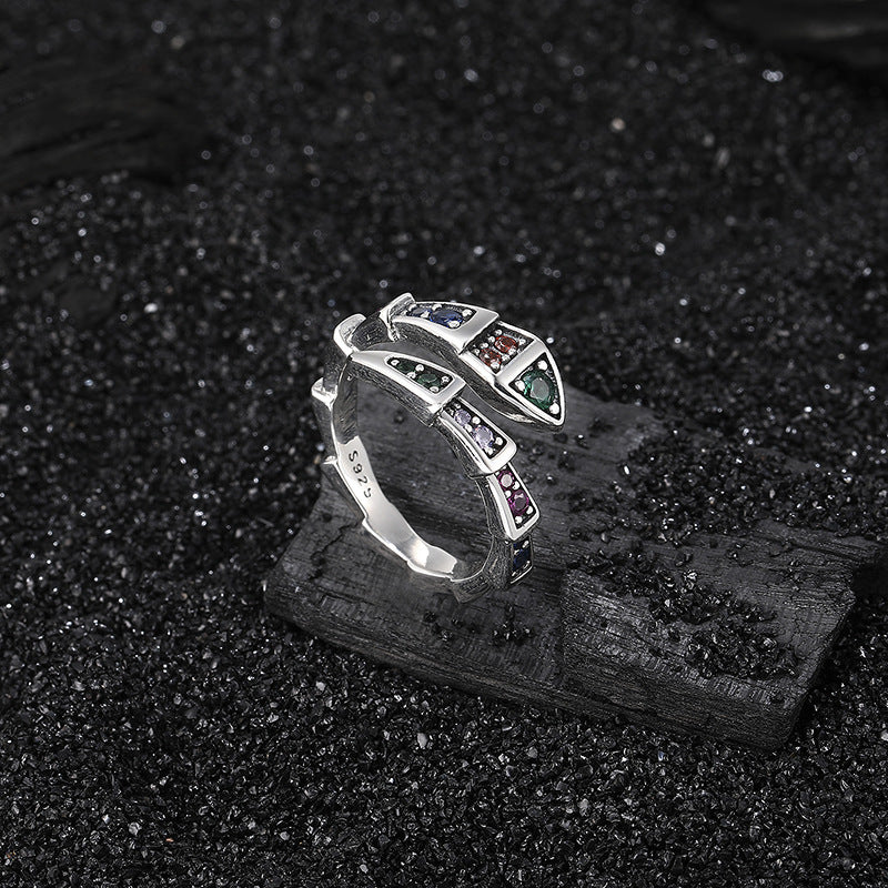 Silve Snake Fashion Ring