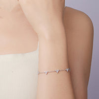 Simple Love Silver Bracelet