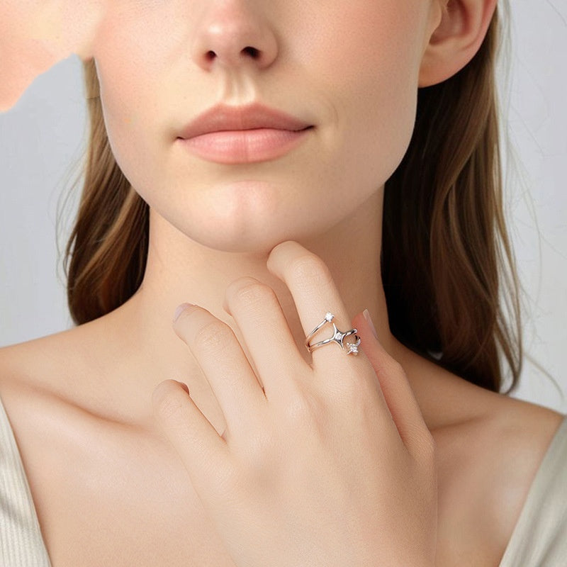 Original  Silver Star Open Ring