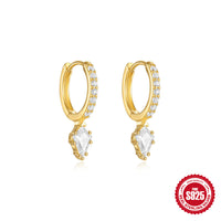 Silver DiamondA pair of earrings