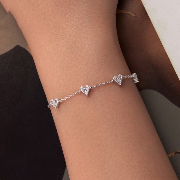 Simple Love Silver Bracelet