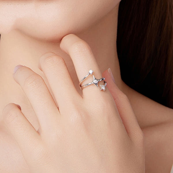 Original  Silver Star Open Ring