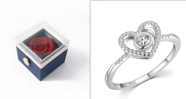 Silver Love Full Diamond Ring