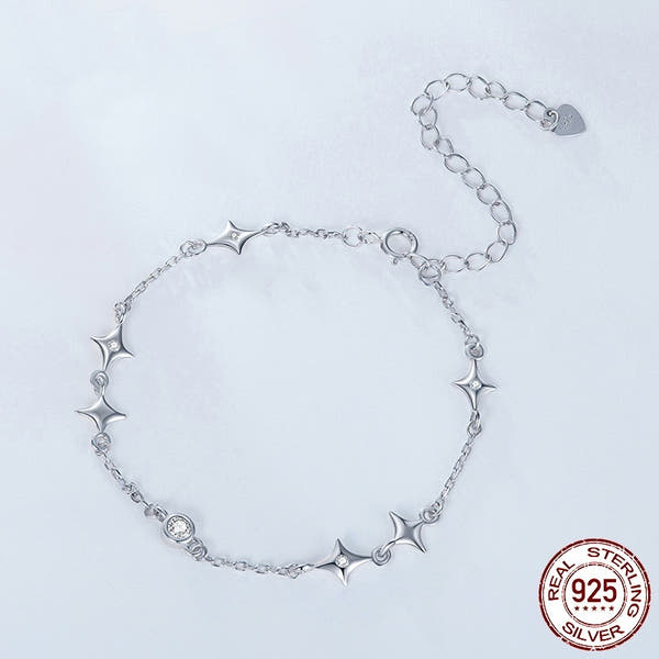 Silver Star Bracelet